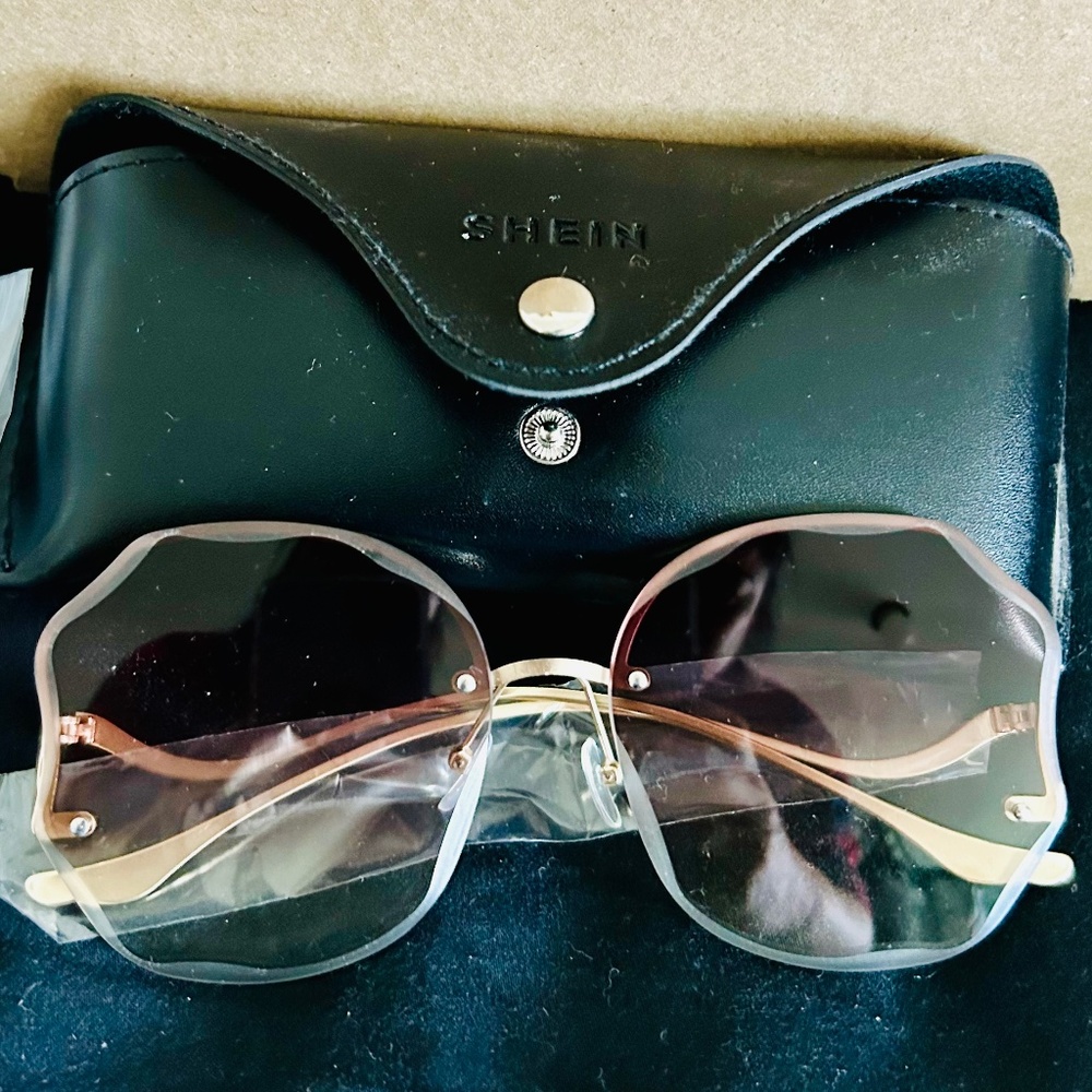 Semi Rimless Sunglasses